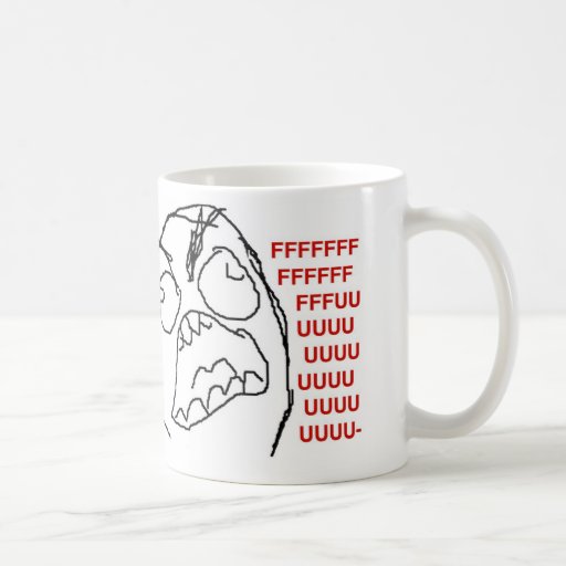 Tasse de café de rage de FFFUUU