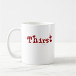Tasse de café de vampire de soif