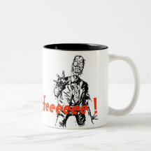 Tasse de café de zombi de Shambling
