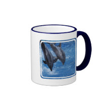 Tasse de café d'exposition de dauphin