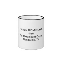Tasse de café faisante le coin de Catamount