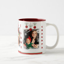Tasse de café faite sur commande de Noël de photo 