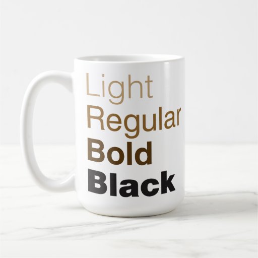 Tasse de café helvetica de famille