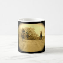 Tasse de café heureuse de traînées tasses
