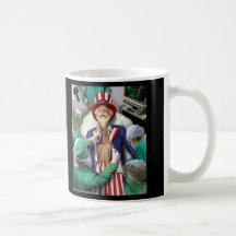 Tasse de café libérale de républicains