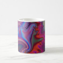 Tasse de café Morphing de fonte de réalité