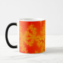 Tasse de café Morphing du feu féerique