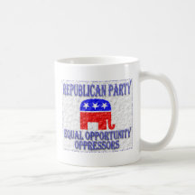 Tasse de café républicaine de la tactique d'oppres
