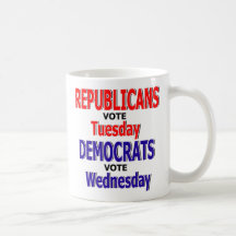 Tasse de café républicaine drôle