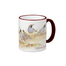 Tasse de cailles de Californie