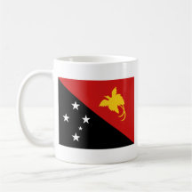 Tasse de carte de ~ de drapeau de la Papouasie-Nou