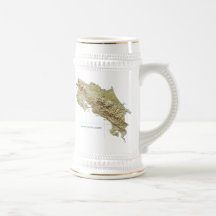 Tasse de carte de ~ de drapeau du Costa Rica