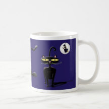 Tasse de chat de Halloween