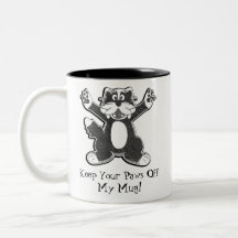Tasse de chat de smoking