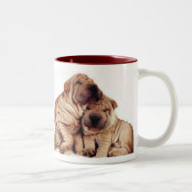 Tasse de chien de Shar-pei