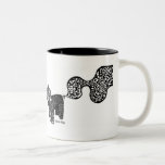 tasse de chien de trouille tasses