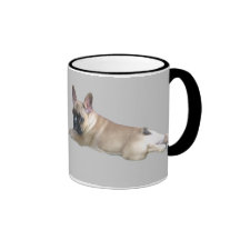 Tasse de chiot de bouledogue français