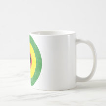 Tasse de cible de mod de la Jamaïque