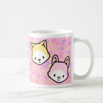 Tasse de coeur de bonbon et de miel à étoile tasses