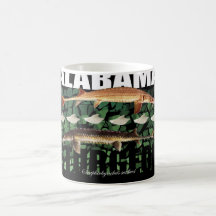 Tasse de collage d'esturgeon de l'Alabama