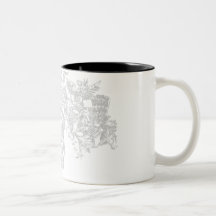 tasse de couronne de crâne