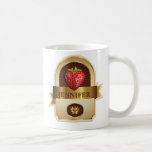 Tasse de coutume de fraise et de chocolat tasses