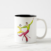 Tasse de danse de couples
