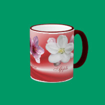 Tasse de ~ de fleur de fruit tasses