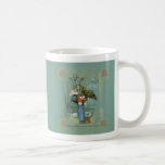 Tasse de DES Fleurs d'Avec de Bleu de vase
