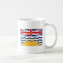 Tasse de drapeau de Colombie-Britannique