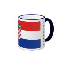 Tasse de drapeau de la Croatie