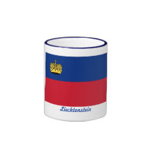 Tasse de drapeau de la Liechtenstein