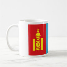 Tasse de drapeau de la Mongolie
