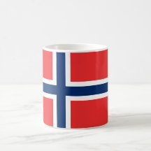 Tasse de drapeau de la Norvège