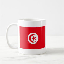 Tasse de drapeau de la Tunisie