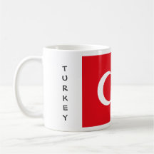 Tasse de drapeau de la Turquie