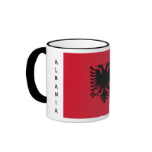 Tasse de drapeau de l'Albanie