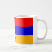 Tasse de drapeau de l'Arménie