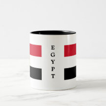 Tasse de drapeau de l'Egypte