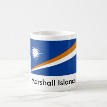 Tasse de drapeau d'état des Marshall Islands