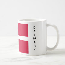 Tasse de drapeau du Danemark