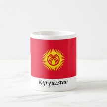 Tasse de drapeau du Kirghizistan