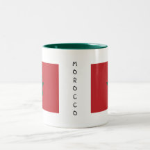 Tasse de drapeau du Maroc