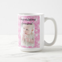 Tasse de faire-part de Félicitation-Naissance pour