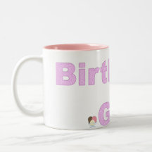 Tasse de fille d'anniversaire