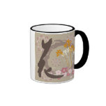 Tasse de "fleur" de conception de kanji