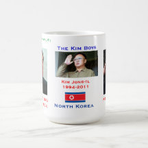 Tasse de garçons de la Corée du Nord Kim