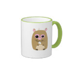 Tasse de hamster de bande dessinée