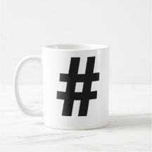 Tasse de Hashtag