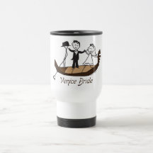 Tasse de jeune mariée de Venise Italie